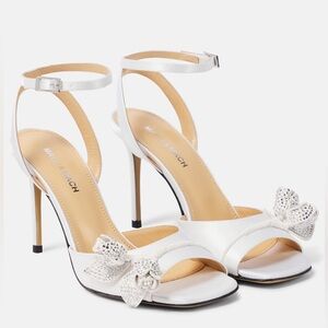 MACH & MACH Wonder Tulip 100mm Leather Sandals 36.5